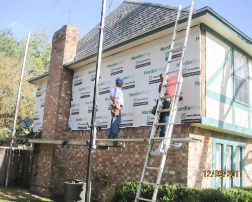 Hardieplank Siding and Windows Replacement in Houston
